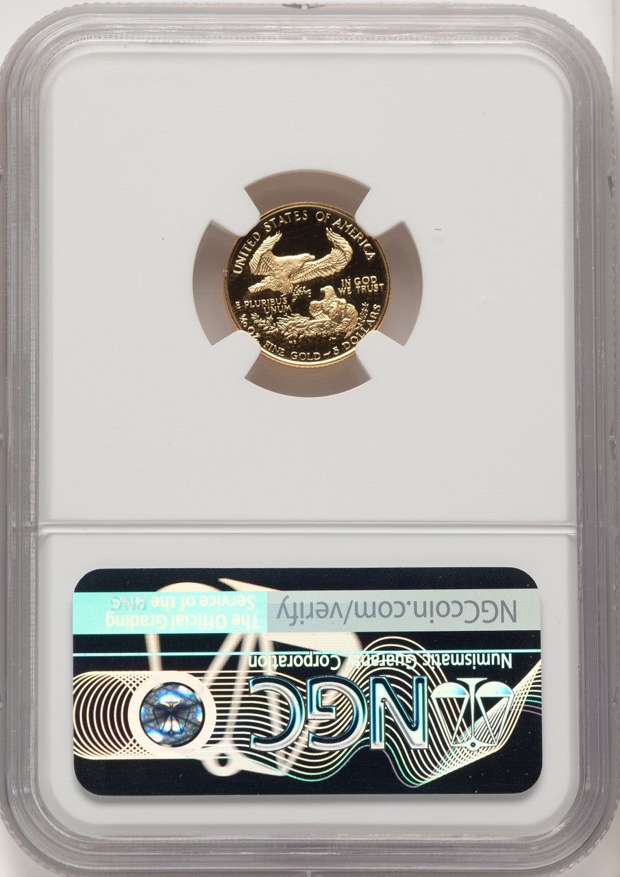1992-P Gold American Eagle 4-Coin Set Brown Label NGC PF70