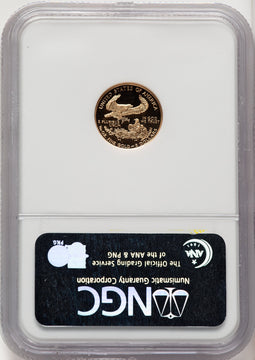 1995-W Gold American Eagle 4-Coin Set NGC PF70 Brown Label
