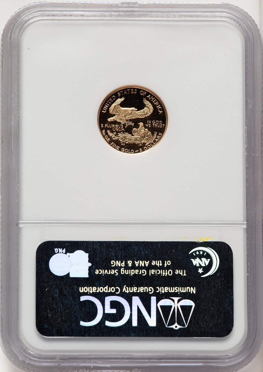 1995-W Gold American Eagle 4-Coin Set NGC PF70 Brown Label