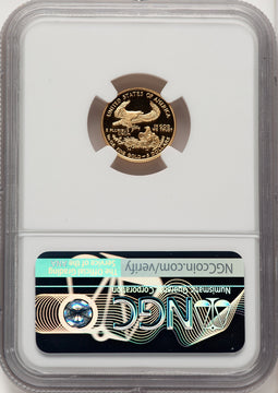 2007-W Gold American Eagle 4-Coin Set Brown Label NGC PF70
