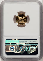 2007-W Gold American Eagle 4-Coin Set Brown Label NGC PF70
