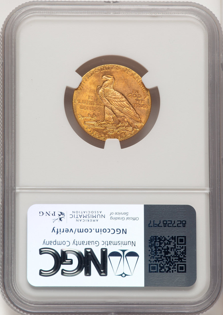 1915 $5 Indian Half Eagle NGC MS64 (772564014)