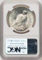 1922-D Peace Dollar NGC MS66 (773673009)