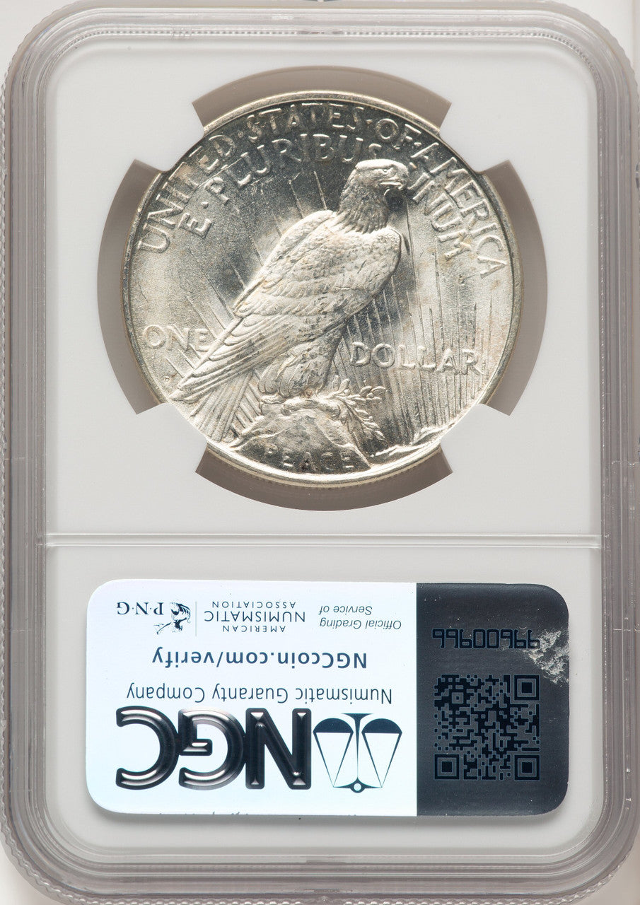 1922-D Peace Dollar NGC MS66 (773673009)