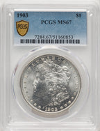1903 Morgan Dollar PCGS MS67
