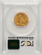 1908-D $5 Indian Half Eagle PCGS MS64 (774253014)