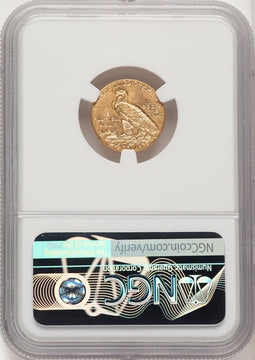 1915 $2.50 Indian Quarter Eagle NGC MS62 (774838015)