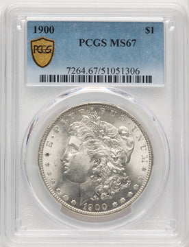1900 Morgan Dollar PCGS MS67