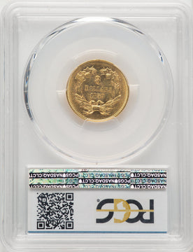 1859 $3 Three Dollar Gold Pieces PCGS MS61
