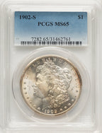 1902-S Morgan Dollar PCGS MS65 (520501001)