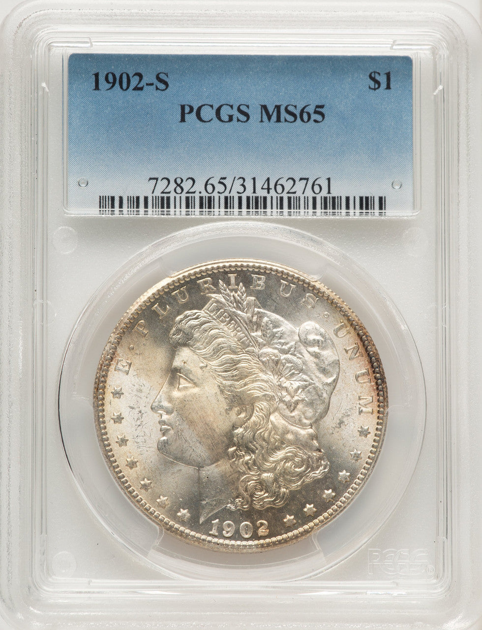 1902-S Morgan Dollar PCGS MS65 (520501001)