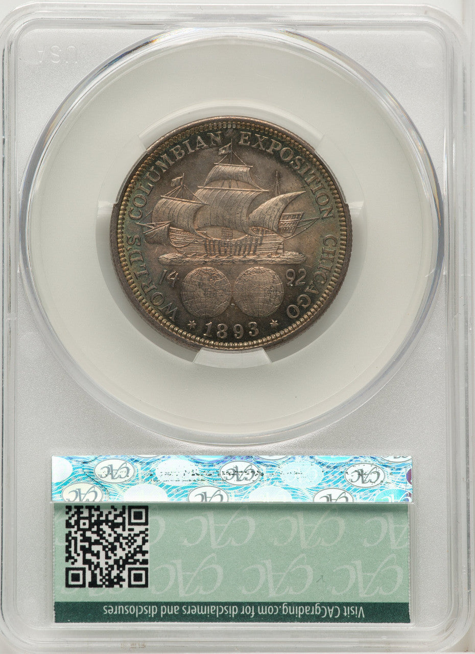 1893 50C COLUMBIAN CACG Plus Commemorative Silver CACG MS66+