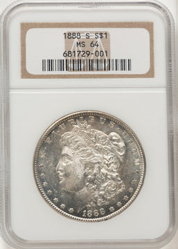 1888-S Morgan Dollar NGC MS64