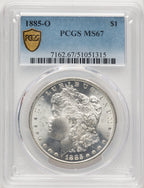 1885-O Morgan Dollar PCGS MS67 (773674021)