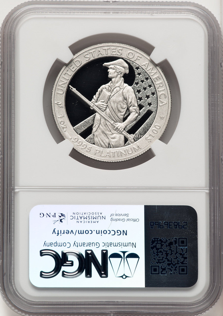 2012-W $100 One-Ounce Platinum Eagle Brown Label NGC PF70 (774692019)