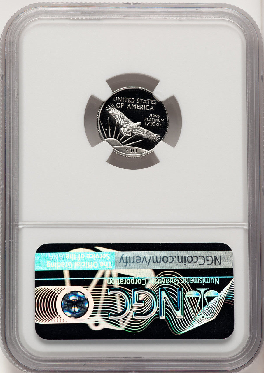 1997-W Platinum American Eagle 4-Coin Set NGC PF70 Everhart