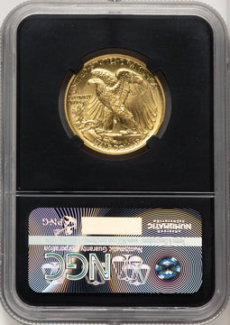 2016-W 50C Walking Liberty 100th Anniversary Gold Centennial NGC MS70