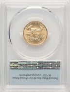 2019 $10 Quarter Ounce Gold Eagle First Strike FS Flag PCGS MS70 (520625028)