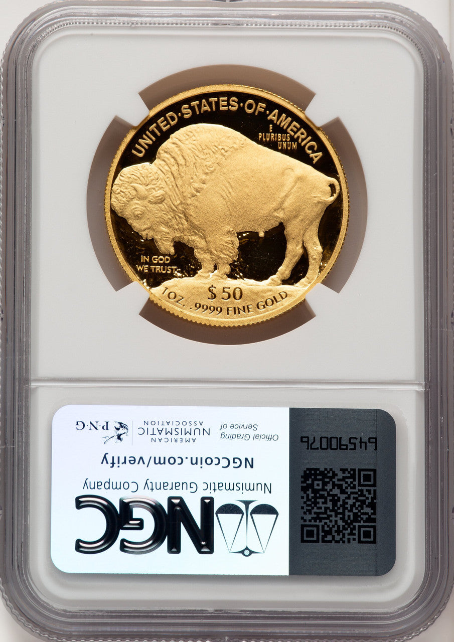 2010-W $50 One-Ounce Gold Buffalo .9999 Fine Gold NGC PF70 (772047066)