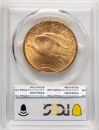 1911-S $20 CAC Saint-Gaudens Double Eagle PCGS MS64