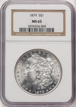 1879 Morgan Dollar NGC MS65 (772374008)