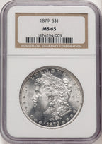1879 Morgan Dollar NGC MS65 (772374008)