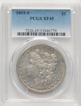 1893-S Morgan Dollar PCGS XF45