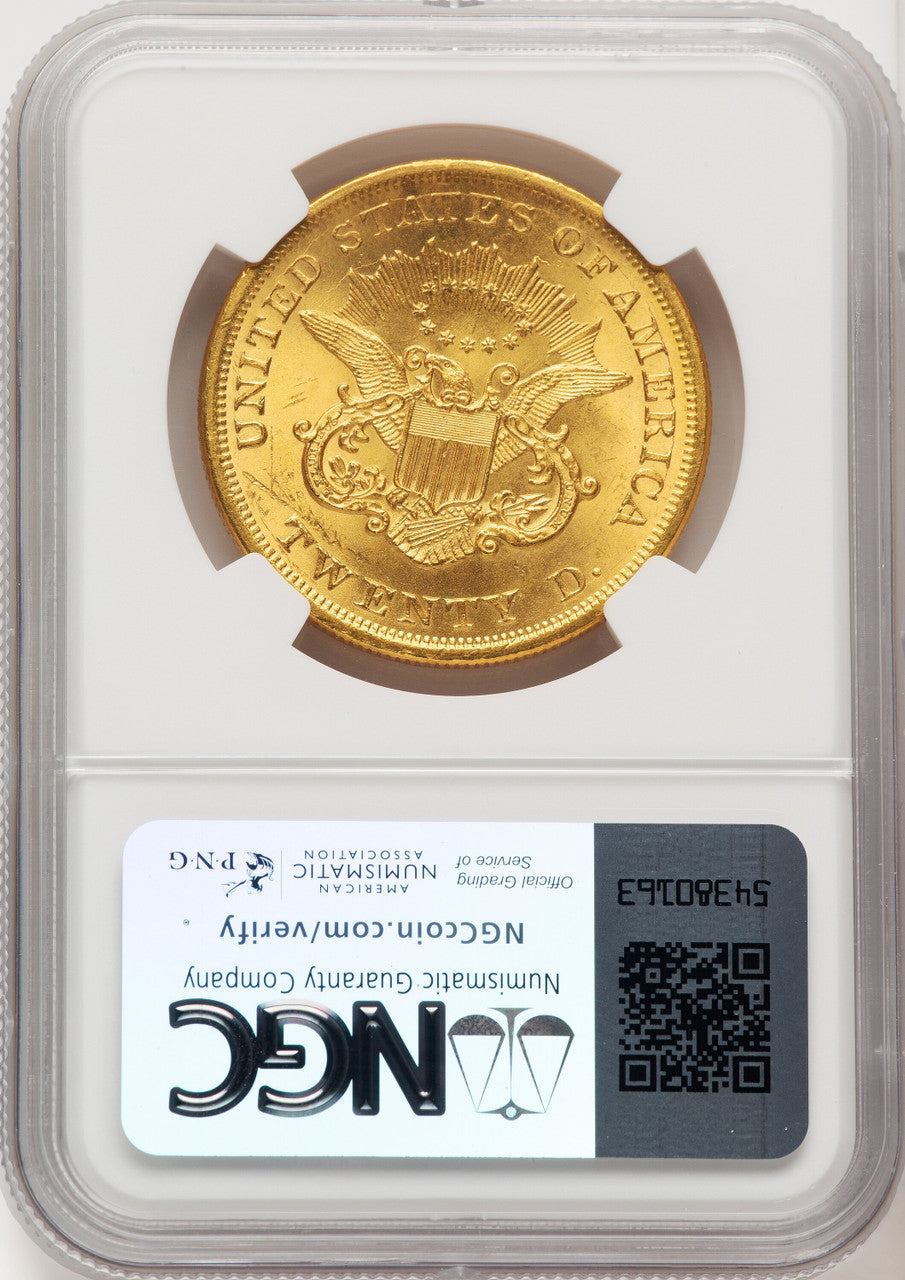 1865 $20 Liberty Double Eagle NGC MS63 (774857010)