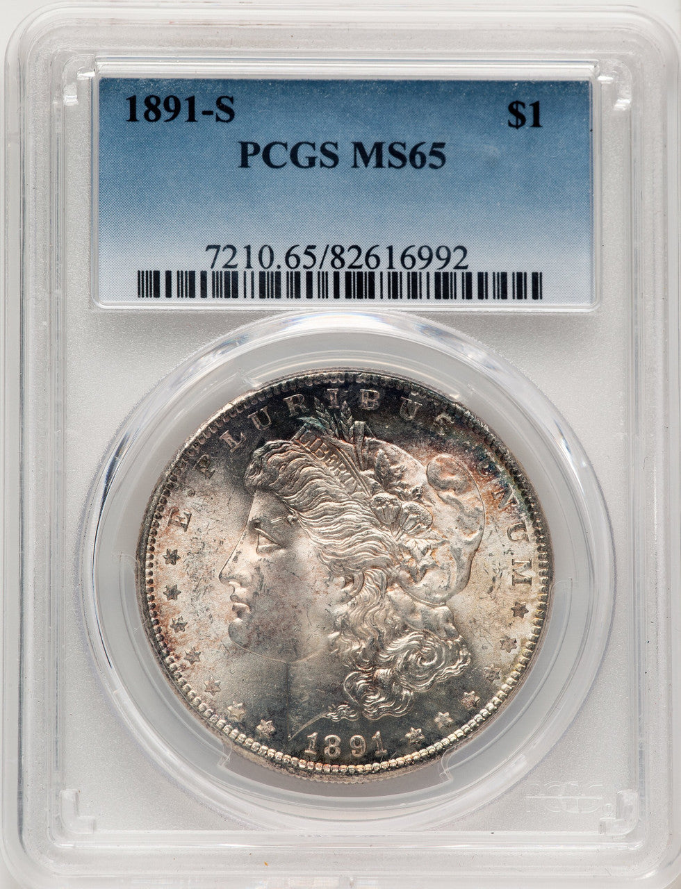 1891-S Morgan Dollar PCGS MS65 (774667011)