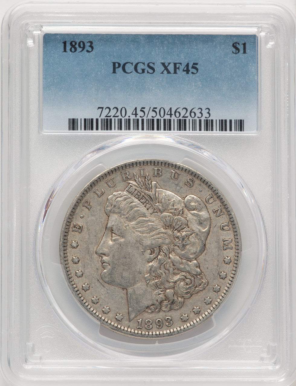 1893 Morgan Dollar PCGS XF45