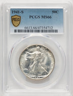 1941-S 50C Walking Liberty Half Dollar PCGS MS66 (774609001)