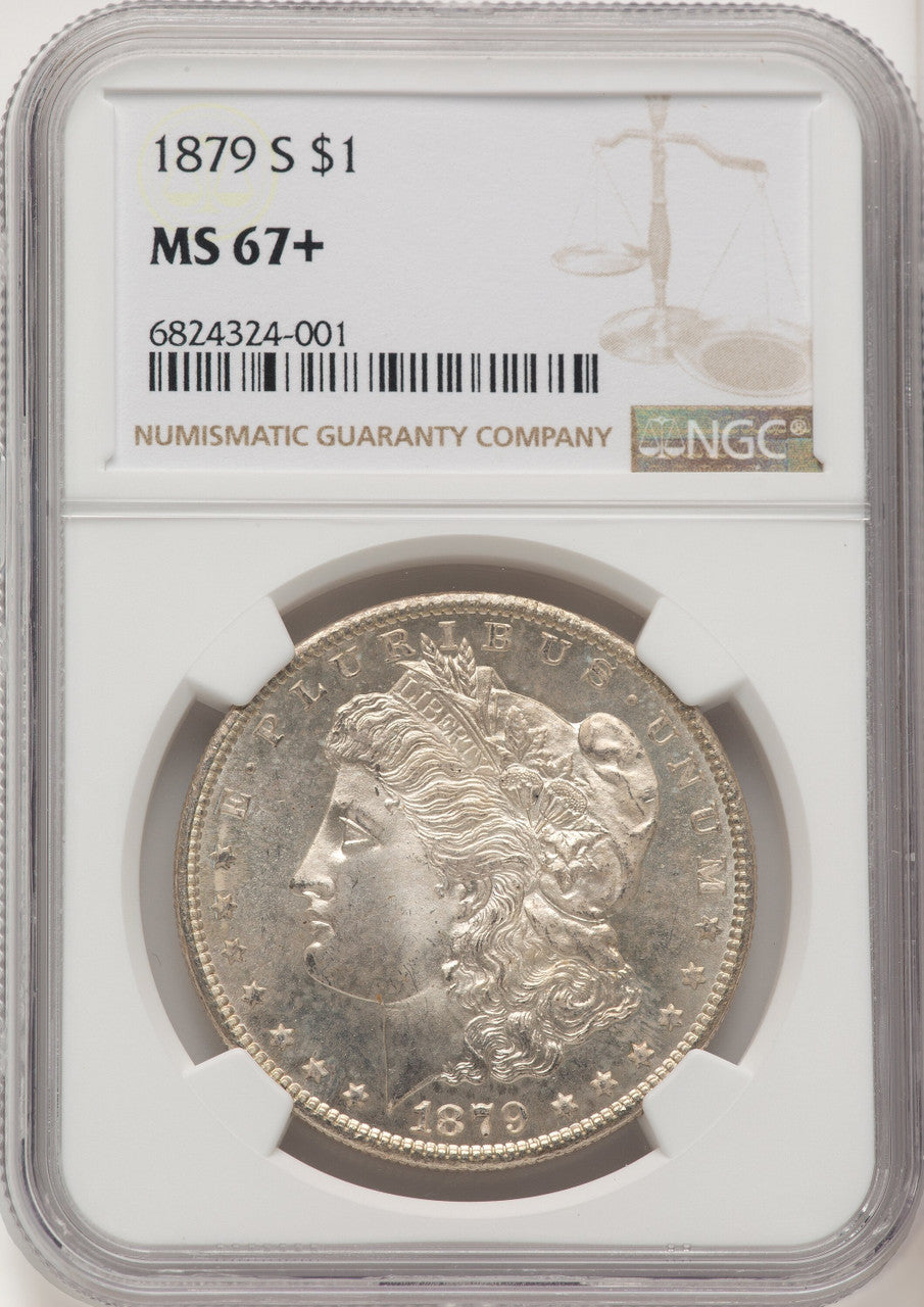 1879-S Morgan Dollar NGC MS67+ (774667006)