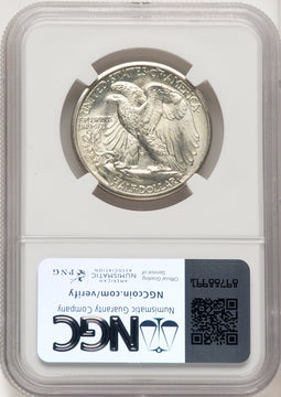1945-D 50C Walking Liberty Half Dollar NGC MS67 (774667003)