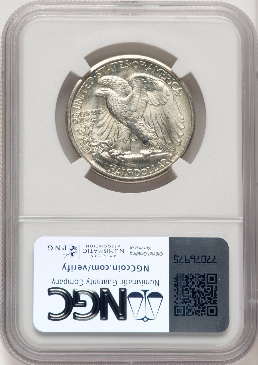 1945-D 50C Walking Liberty Half Dollar NGC MS67 (774667002)
