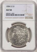 1884-S Morgan Dollar NGC AU58 (774667009)