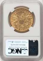 1869-S $20 Liberty Double Eagle NGC AU53