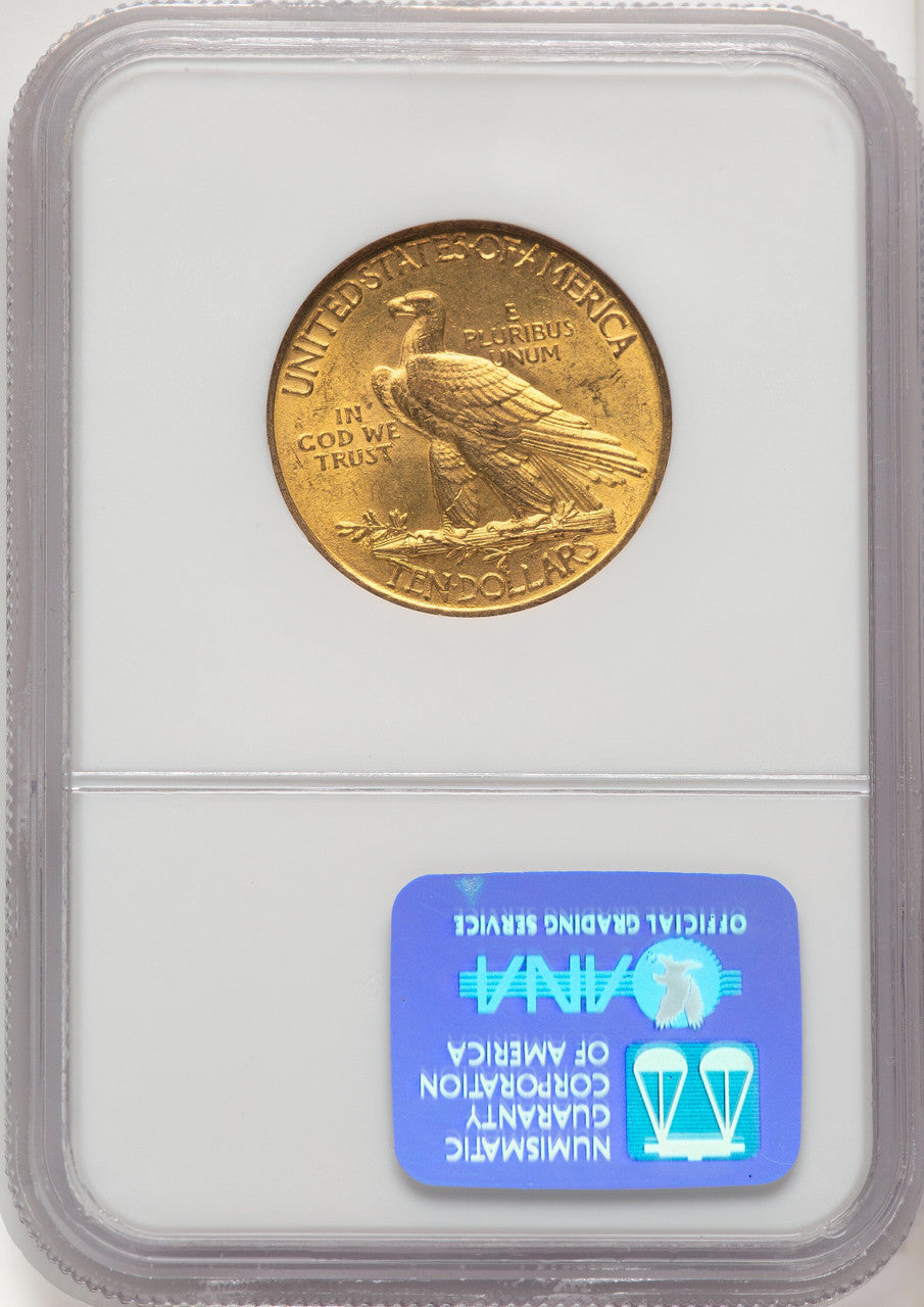 1908 $10 MOTTO Indian Eagle NGC MS61 (774647041)