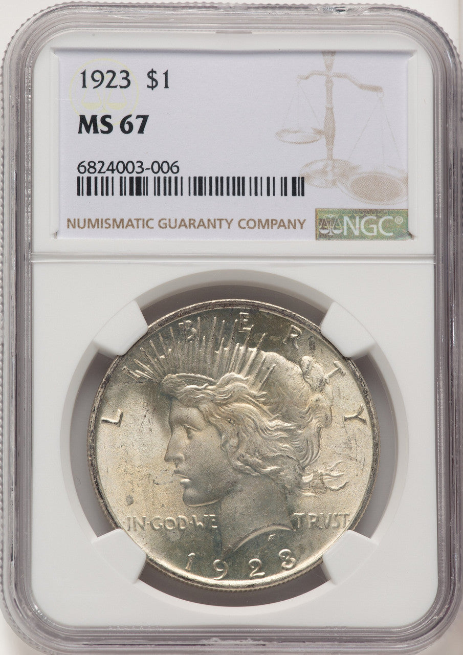 1923 Peace Dollar NGC MS67 (774667012)