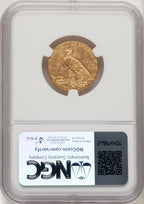 1908-D $5 Indian Half Eagle NGC MS64 (774667021)