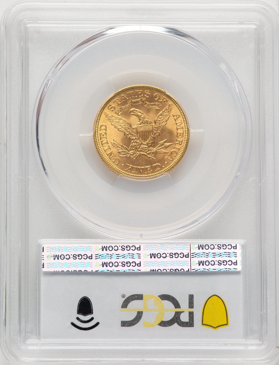 1898 $5 Liberty Half Eagle PCGS MS65