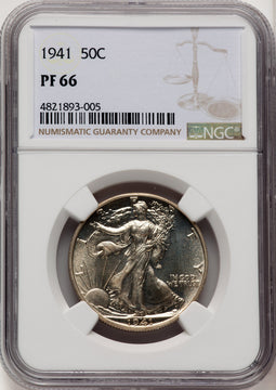1941 50C Proof Walking Liberty Half Dollar NGC PR66 (520467036)