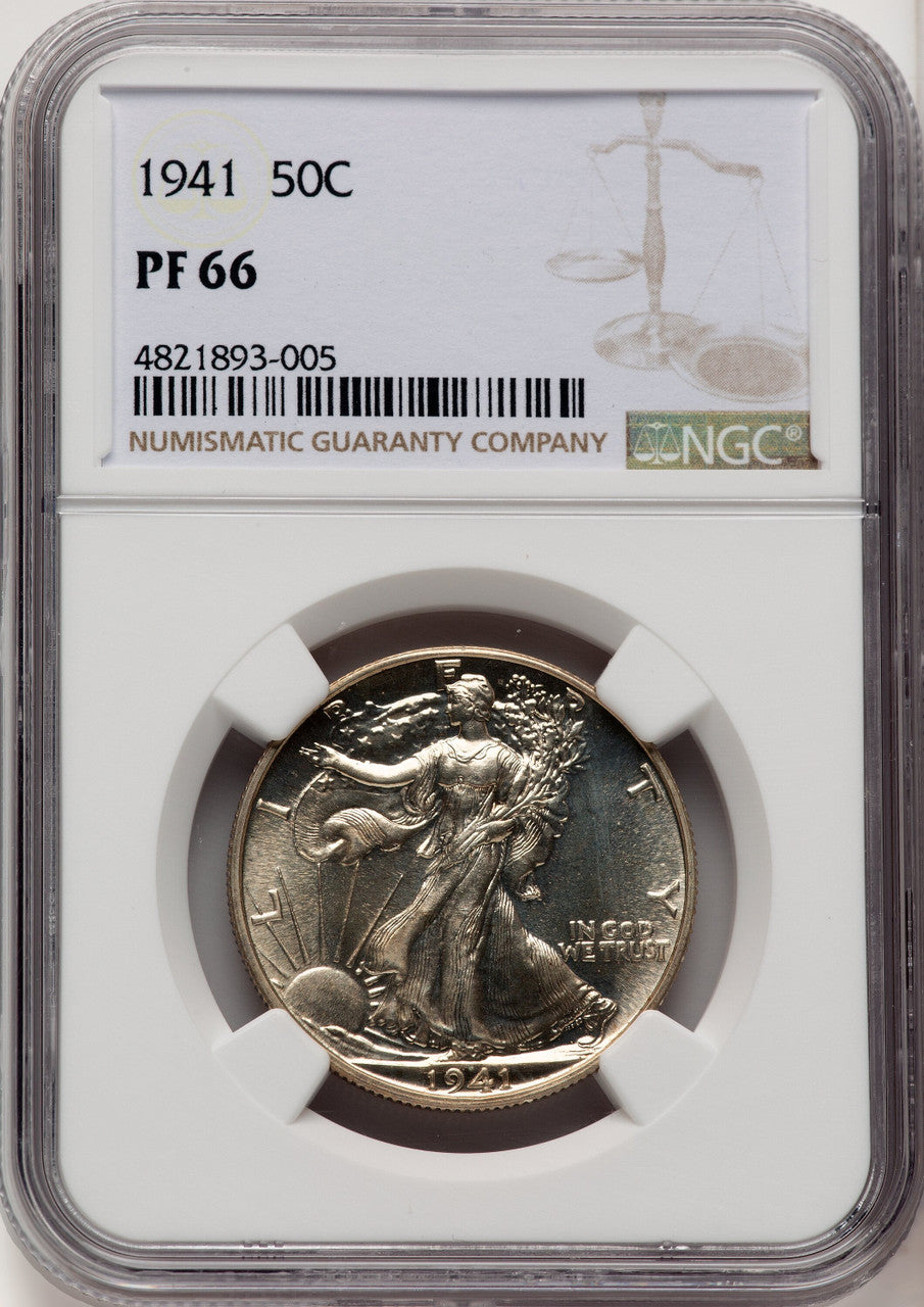 1941 50C Proof Walking Liberty Half Dollar NGC PR66 (520467036)