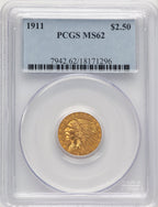 1911 $2.50 Indian Quarter Eagle PCGS MS62 (774783009)