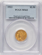 1913 $2.50 Indian Quarter Eagle PCGS MS62 (774783036)