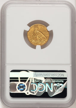 1912 $2.50 Indian Quarter Eagle NGC MS62 (774783010)
