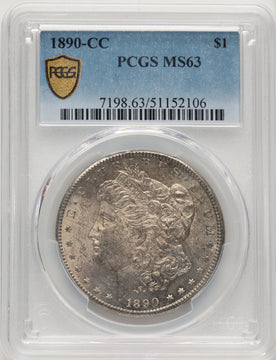 1890-CC Morgan Dollar PCGS MS63 (774890048)