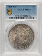 1890-CC Morgan Dollar PCGS MS63 (774890048)