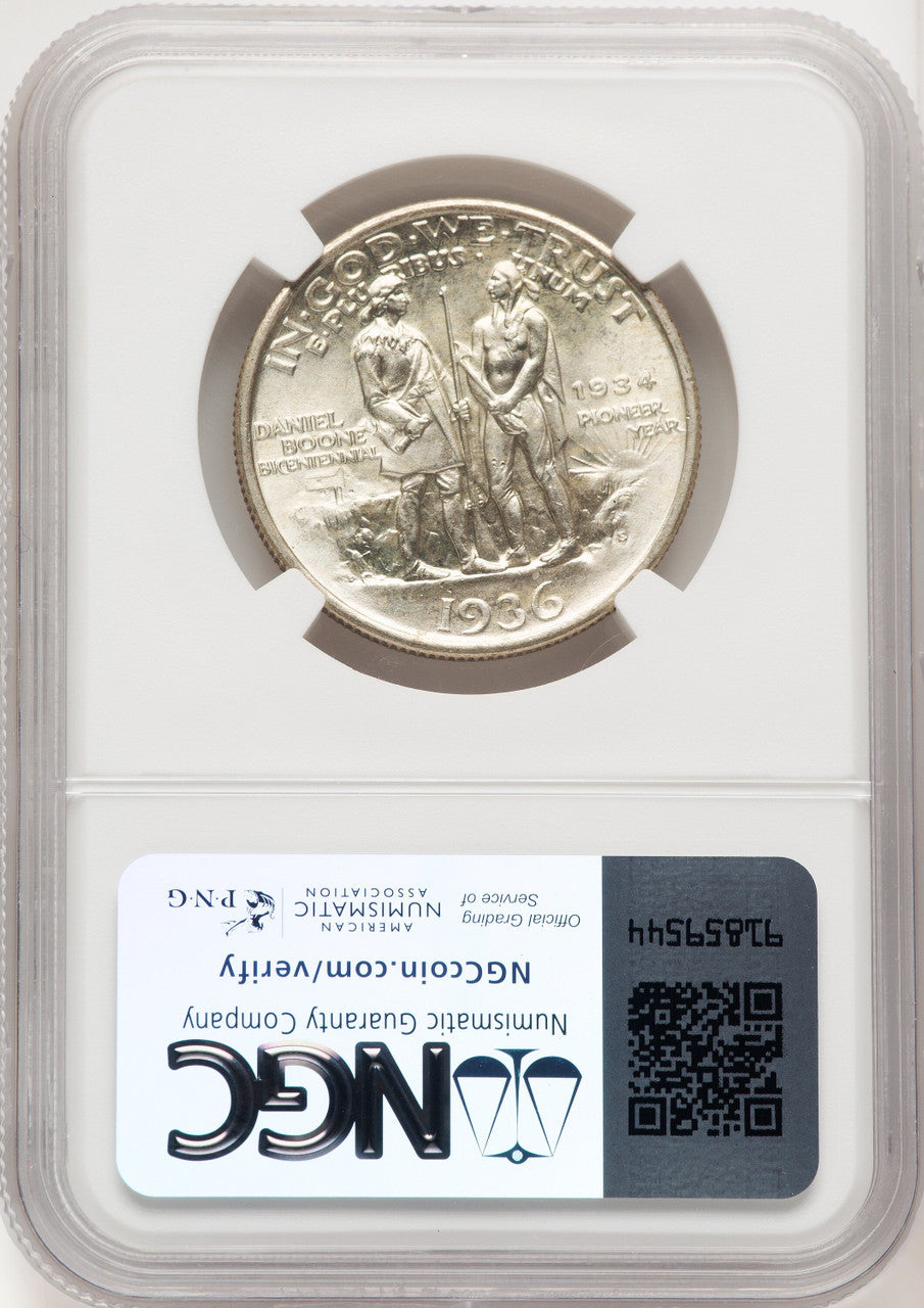 1936-S 50C Boone Commemorative Silver NGC MS67 (774652032)