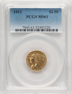 1913 $2.50 Indian Quarter Eagle PCGS MS61 (775138003)