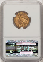 1909 $5 Indian Half Eagle NGC MS63 (774941003)